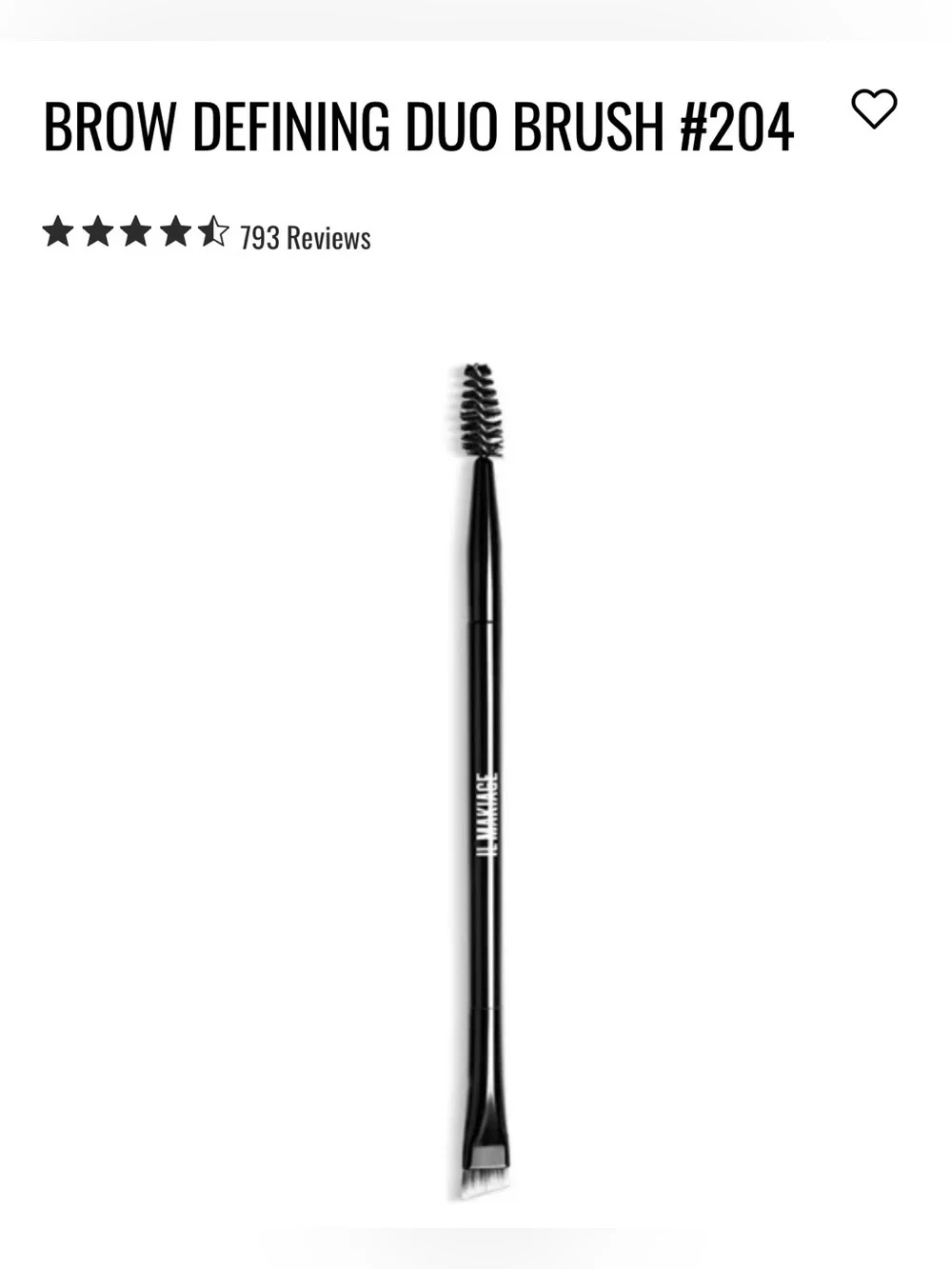 IL Makiage BROW DEFINING DUO BRUSH #204